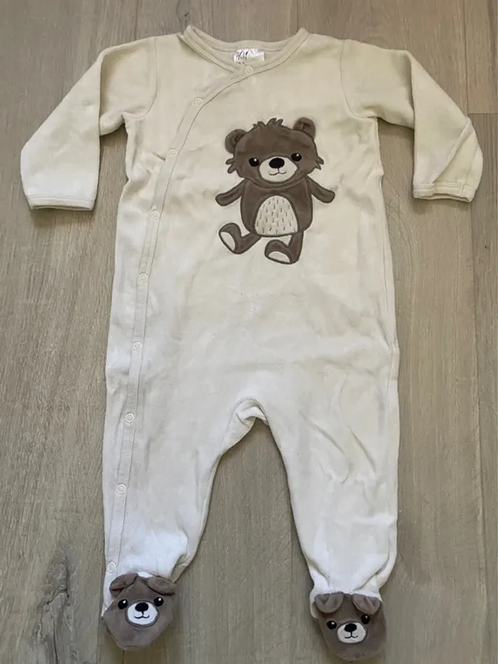 Pyjama velours H&m 9 mois