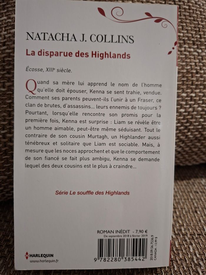 La disparue des highlands de Natacha j. Collins - photo numéro 2