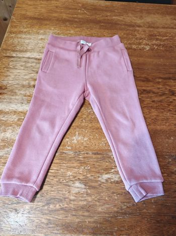 Pantalon jogging rose fille taille 3 ans