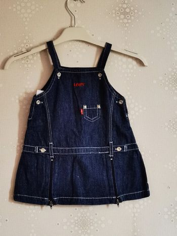 D1650 - robe en jeans taille12 mois