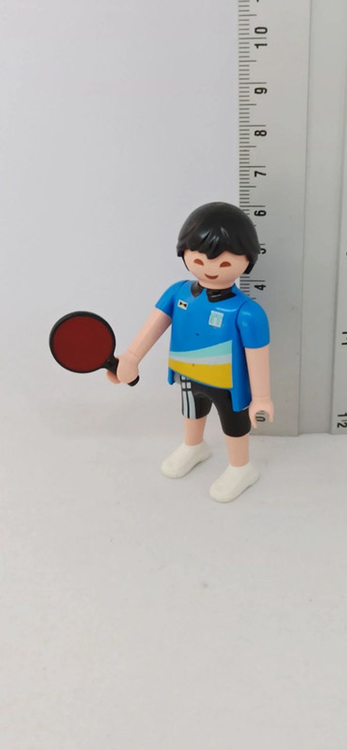 Homme pongiste sportif joueur ping pong playmobil