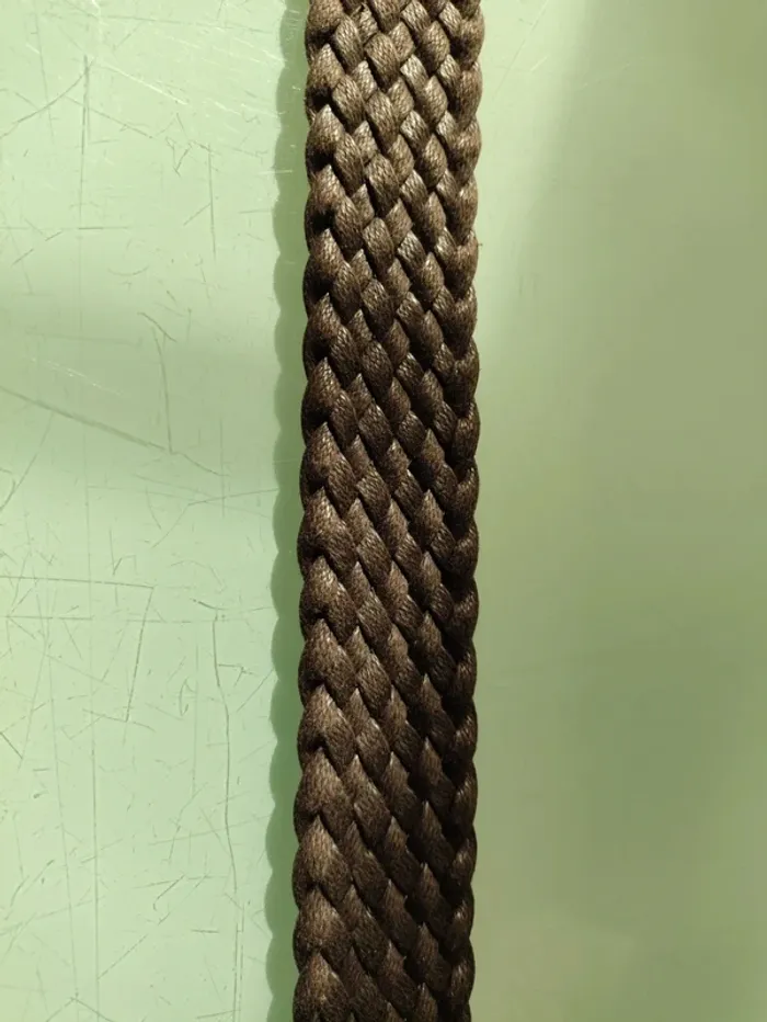 ceinture femme métissé marron 110cm - photo numéro 3