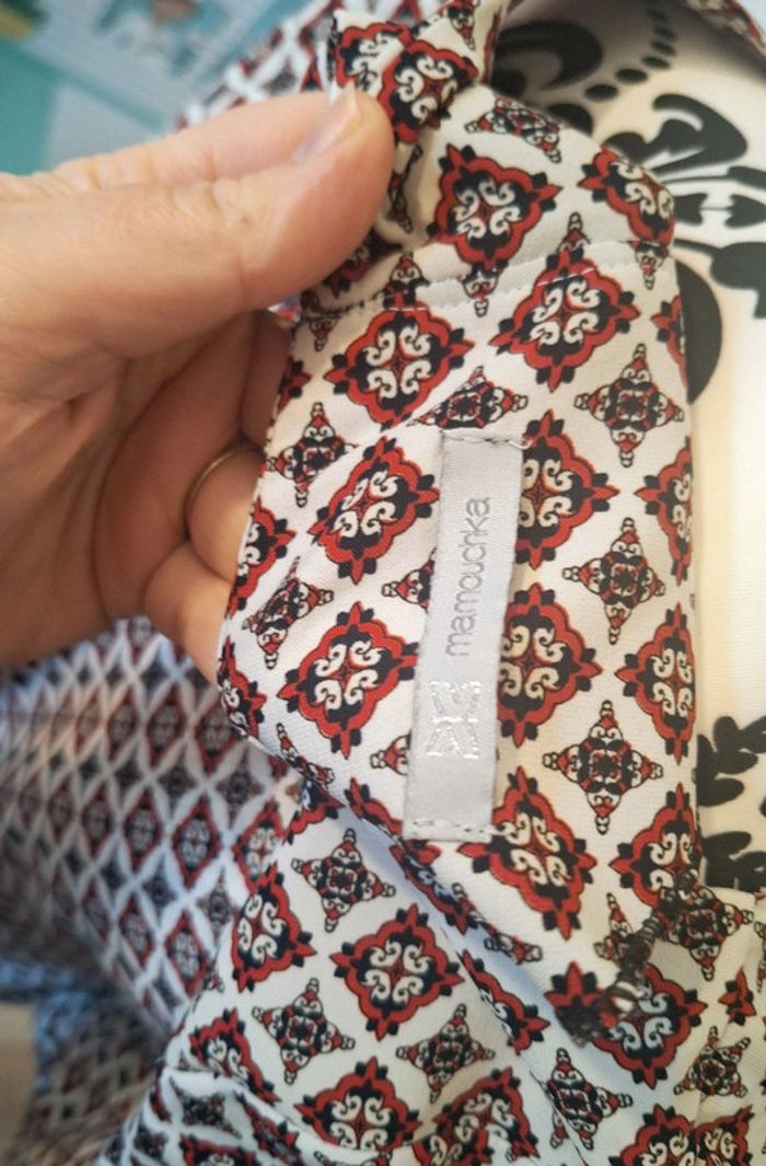 Sublime robe à motif taille M comme neuve - photo numéro 6