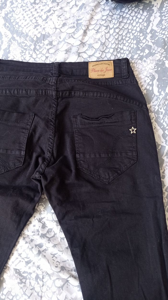 Pantalon noir Place du Jour taille XS - photo numéro 5