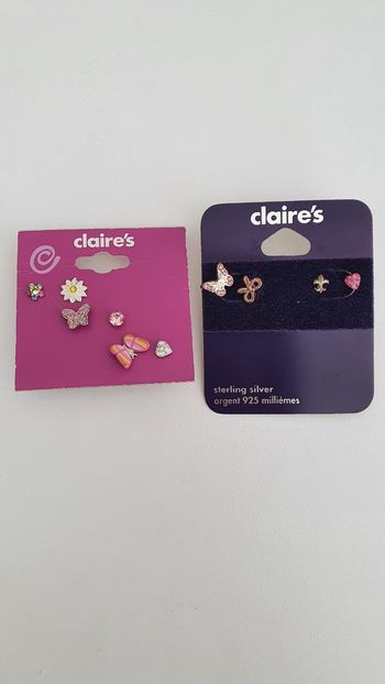 Lot de boucles d'oreilles