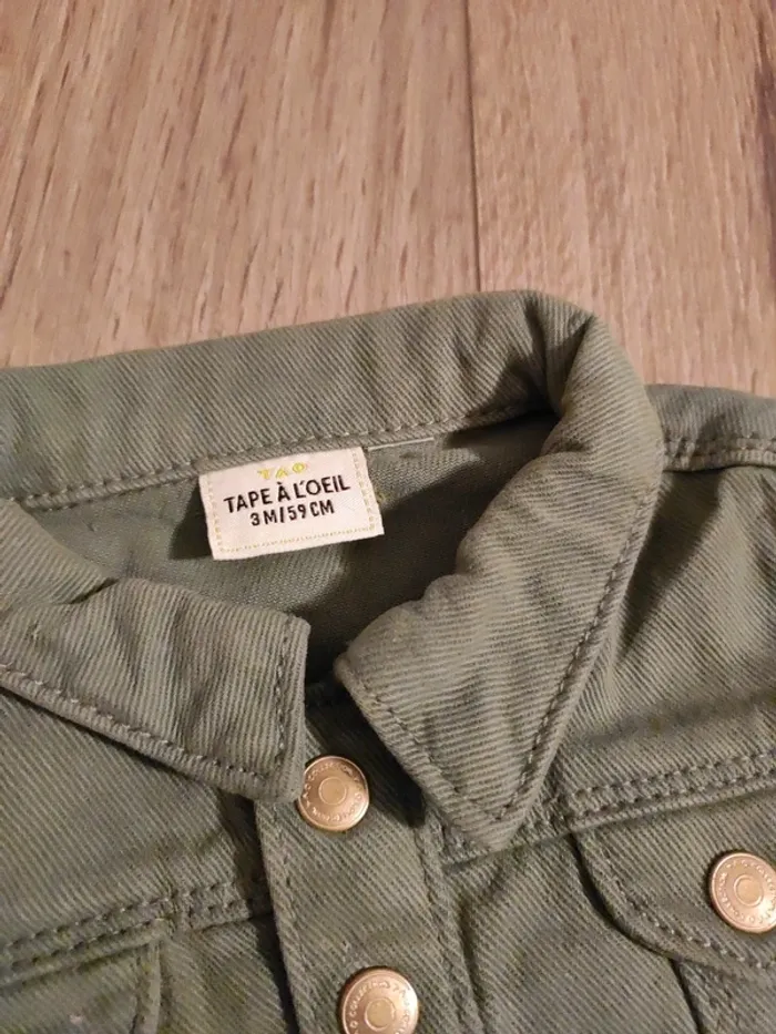 Veste kaki tape à l'oeil - photo numéro 2