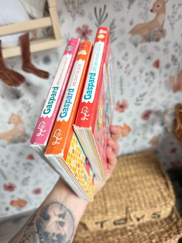 Lot de 3 livres sonores Gaspard