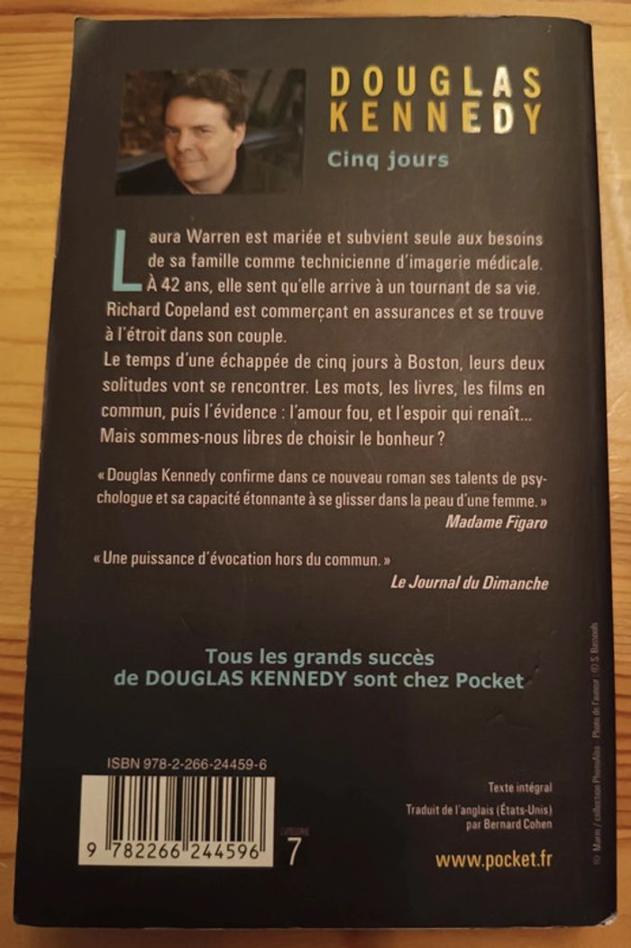 Cinq jours. D Kennedy - photo numéro 2
