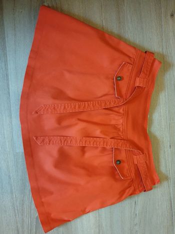 Jupe orange taille 42