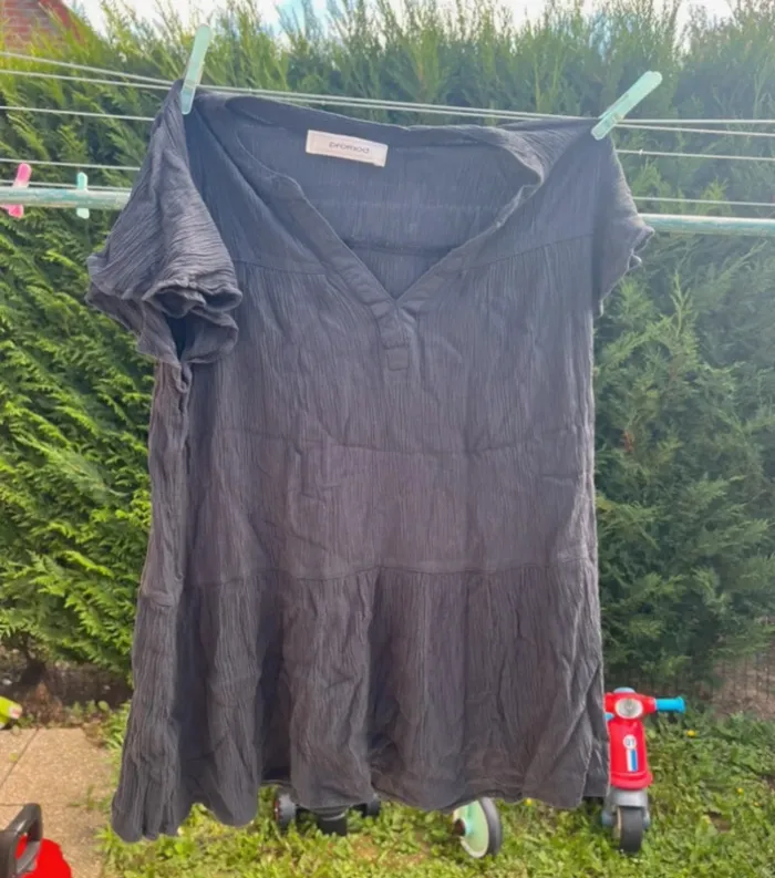 Blouse noire Promod – Taille estimée M – Très bon état - photo numéro 5