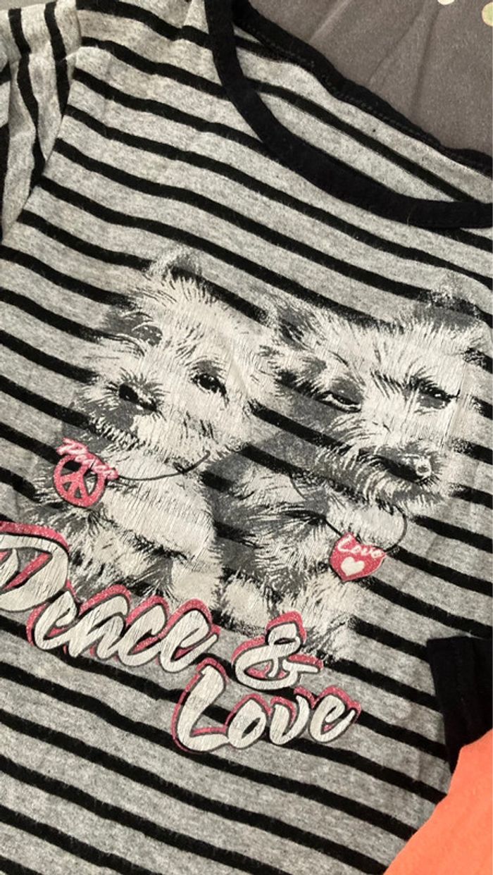 Lot ensemble garde robe haut pull polaire gilet vêtement fille taille 5 ans - photo numéro 4