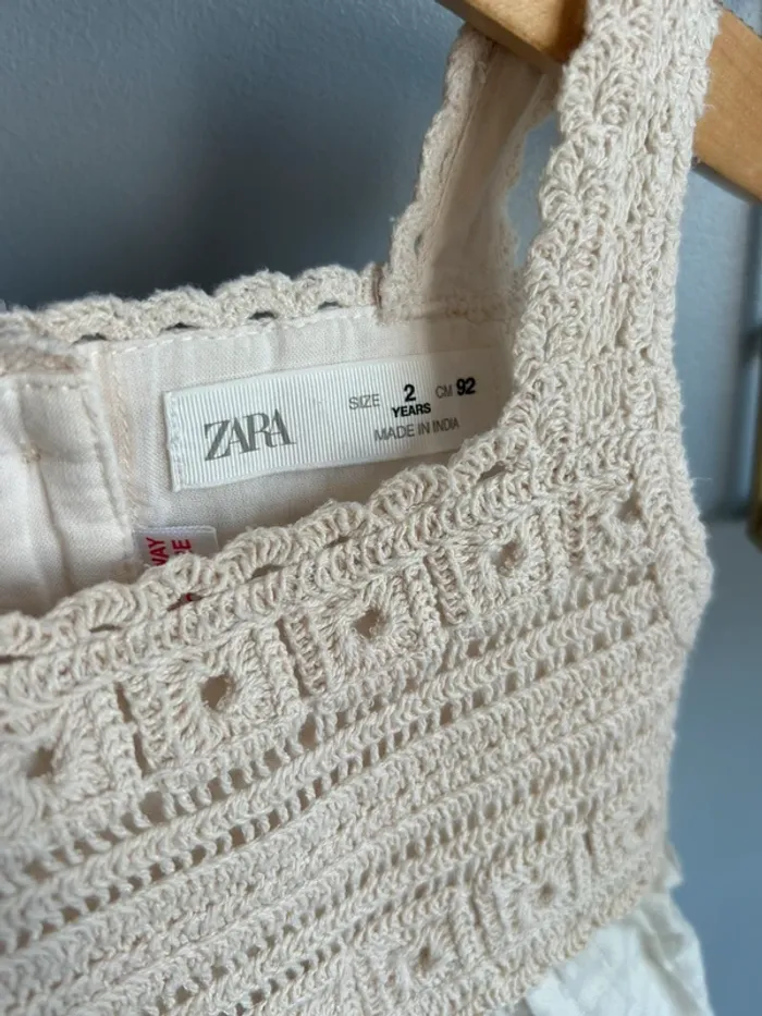 Ensemble top + short Zara fille 2-3 ans neuf - photo numéro 3
