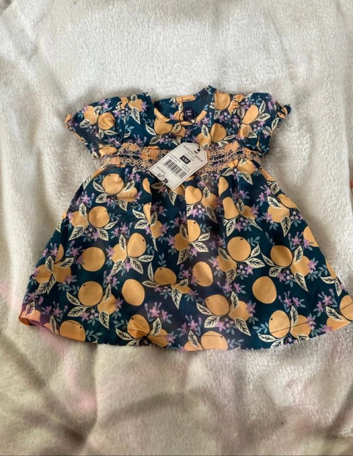 Robe Sergent Major NEUVE 6 mois + culotte assortie + chaussettes - photo numéro 4