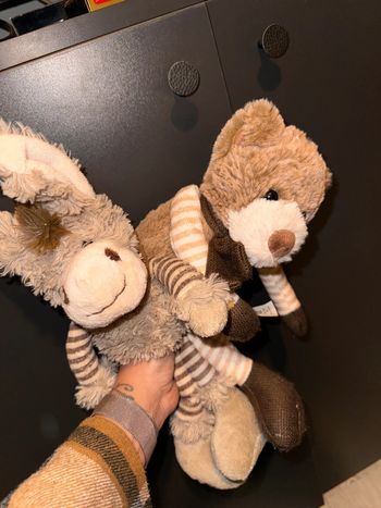 Lot de 2 belles peluches