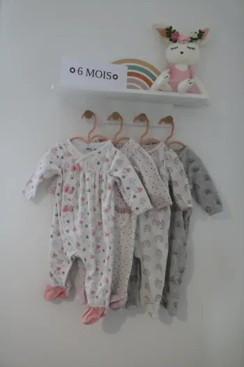 Lot pyjama hiver fille 6 mois