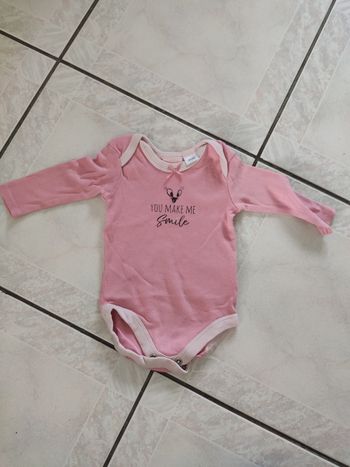 Body rose 3 mois Looney Tunes