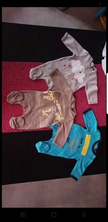 Lots 3 dord bien pijama naissance 1mois