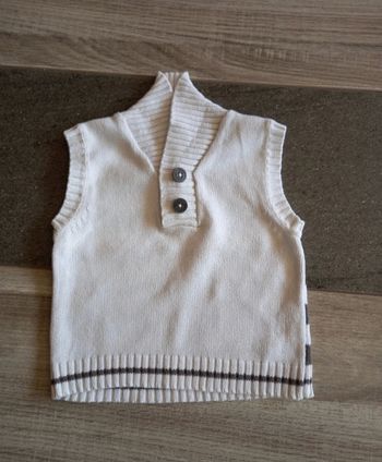 Pull sans manches 6 mois