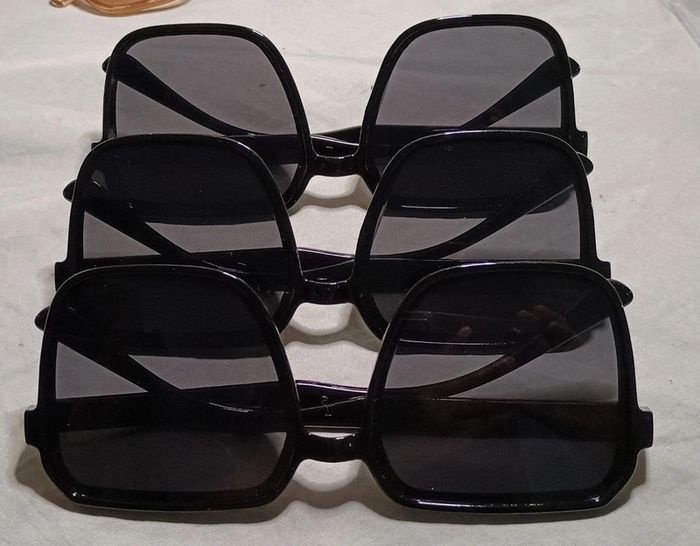 Lot de 3 Paires de lunettes soleil été - photo numéro 3