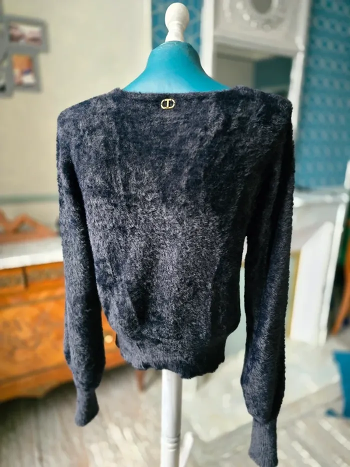Pull de marque Twinset taille M noir - photo numéro 3