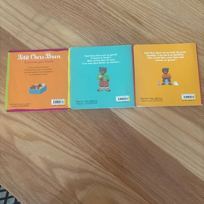 # lot 3 livres petit ours brun - photo numéro 2