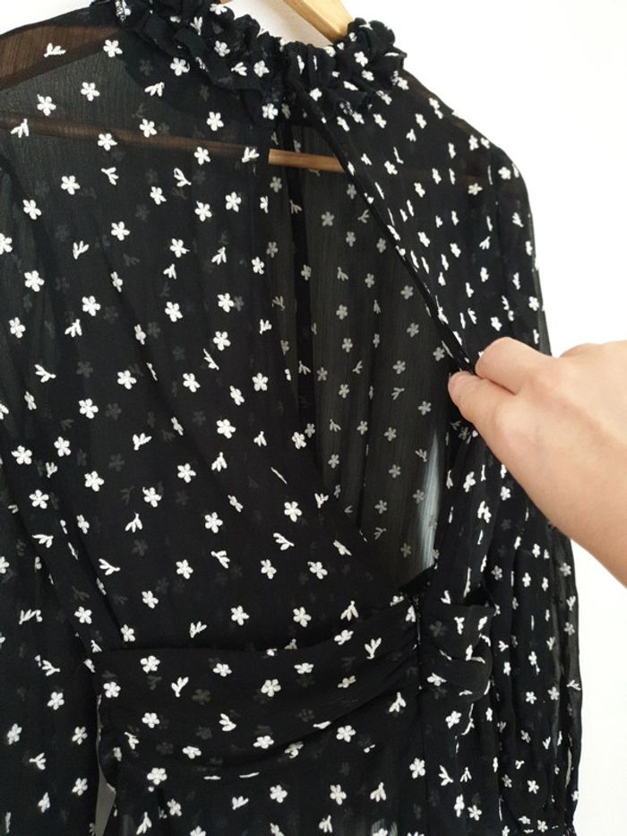 Blouse chemisier en transparence dos ouvert - photo numéro 6