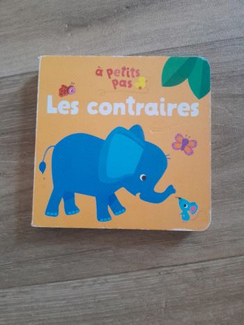 Livre épaisse cartonné les contraires