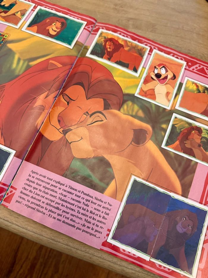 Livre Album Panini Complet stickers autocollants - Le Roi Lion Walt Disney - photo numéro 7