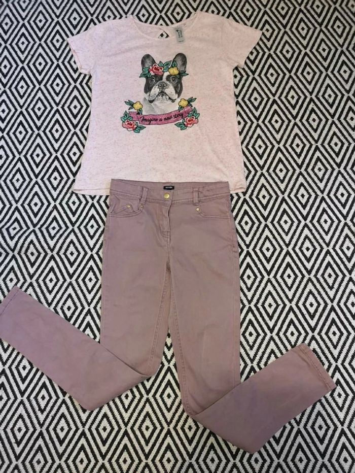 Ensemble 12 ans pantalon et tee shirt