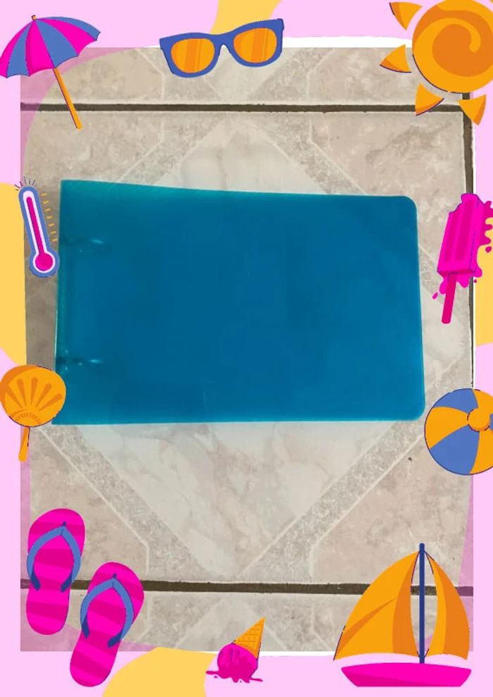 Classeur bleu souple Exacompta