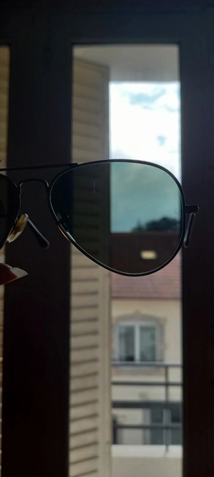 Lunettes de soleil Ray Ban noire unisexe homme femme - photo numéro 5