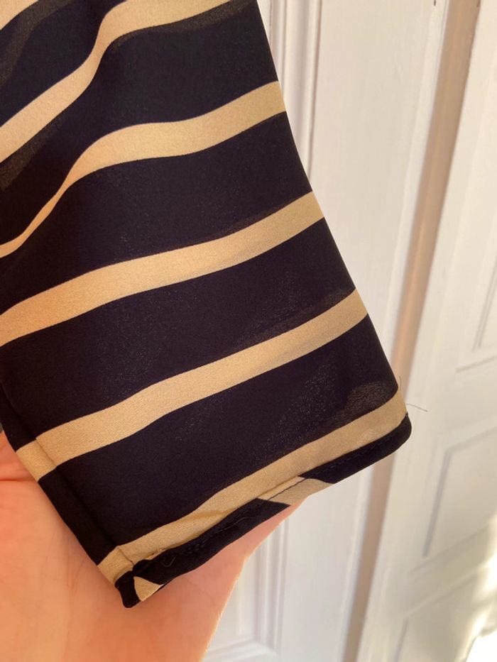 Blouse légère style marinière Zara taille M - photo numéro 6