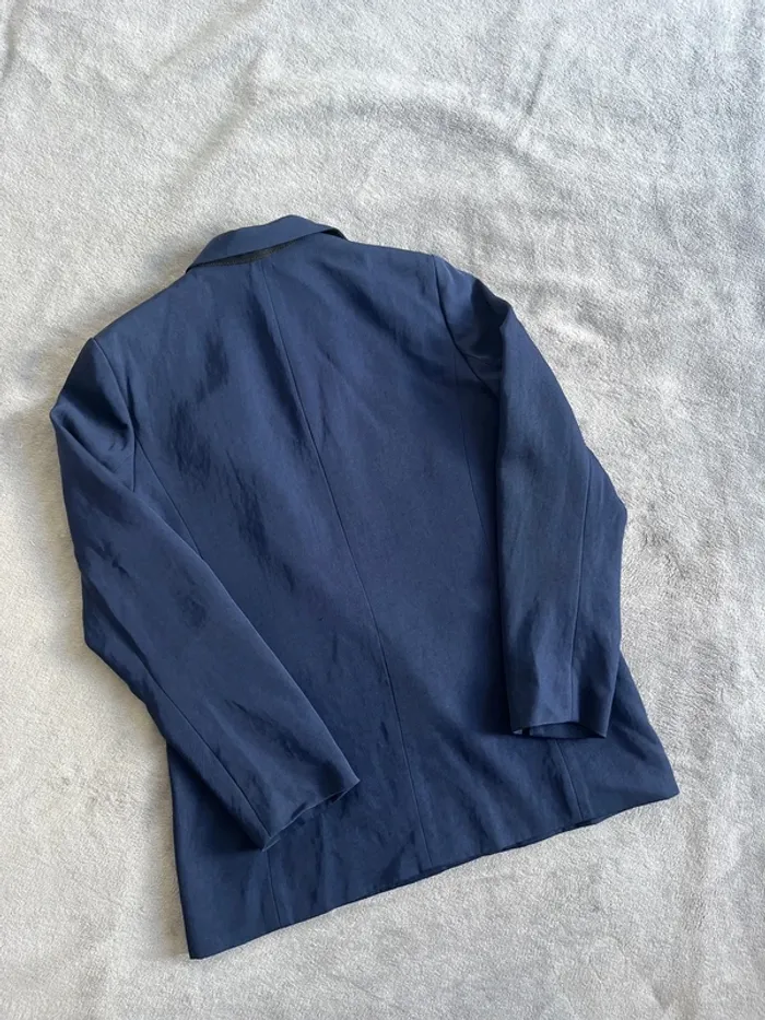 Blazer Sandro Paris Marine T.38 – Élégant et Chic - photo numéro 6