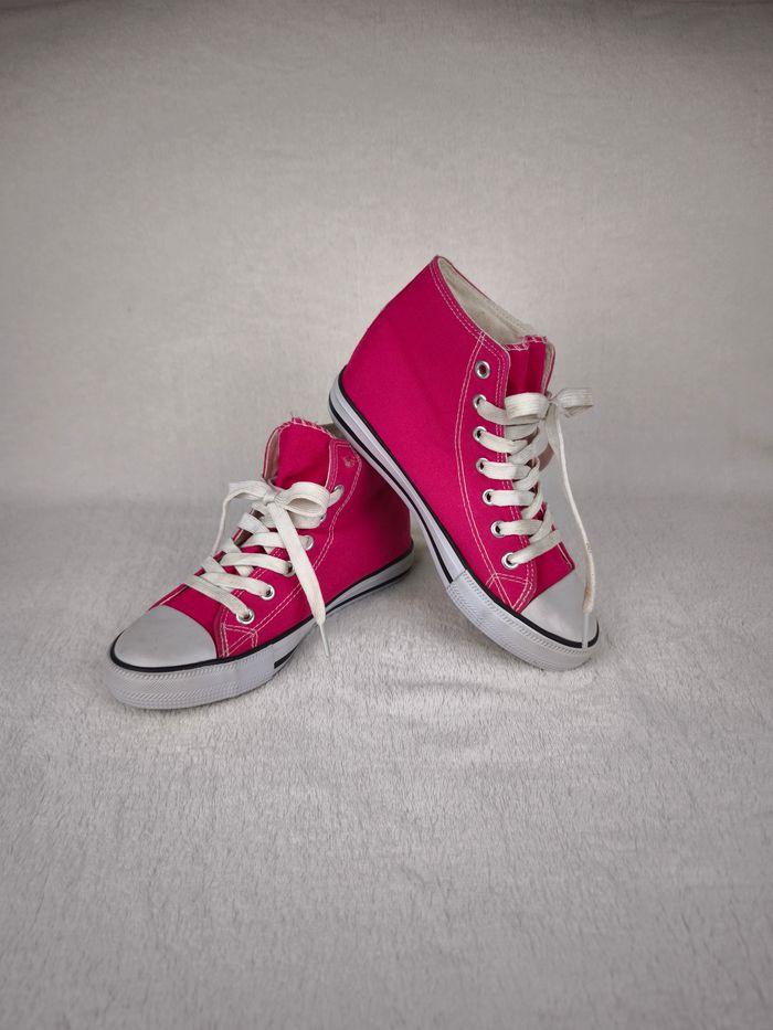 Basket montante rose fille pointure 33