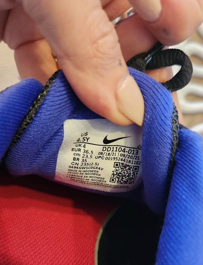 Paire de Baskets Fille Femme P.36.5 Nike Noir - photo numéro 9
