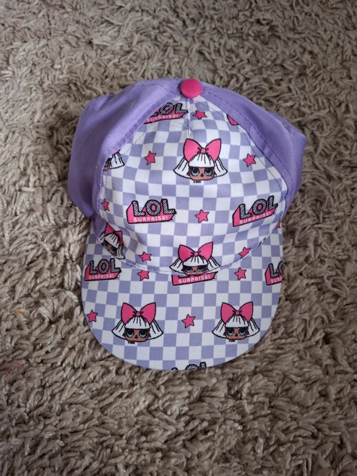 Casquette fille poupée LOL taille 52 mais réglable