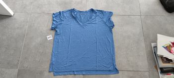 T-shirt bleu femme taille XXL