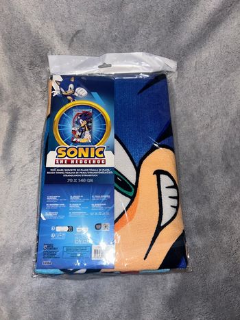 Serviette drap de plage sonic 