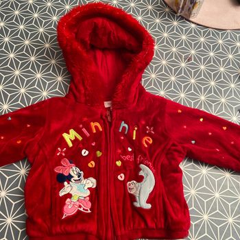Veste minnie rouge