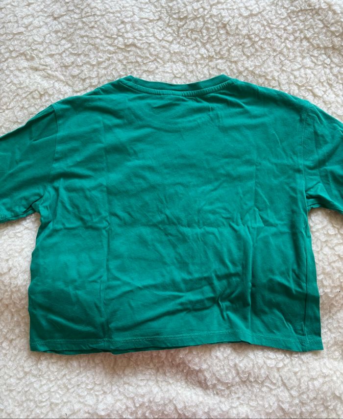 Top court vert américain H&M très bon état - photo numéro 3
