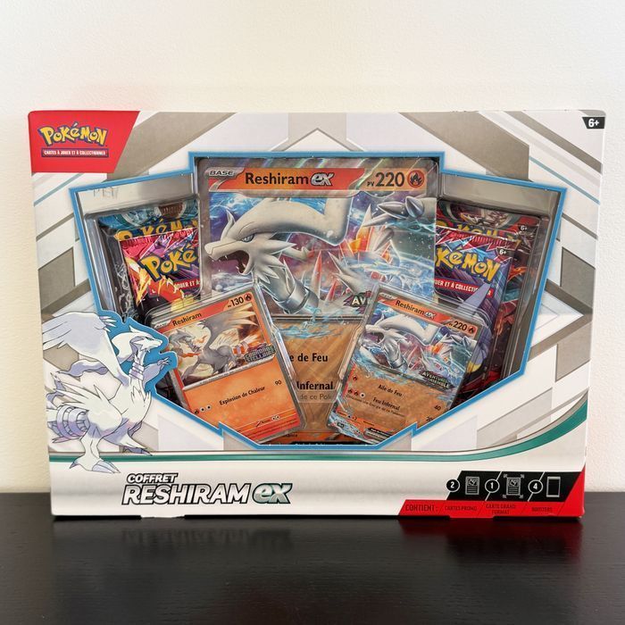 Coffret Reshiram Ex Cartes Pokémon JCC Booster