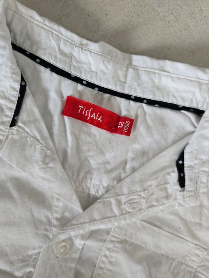 Chemise blanche 12mois - photo numéro 3