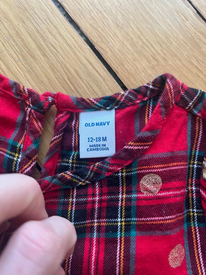 Robe rouge et motifs 12mois - photo numéro 3