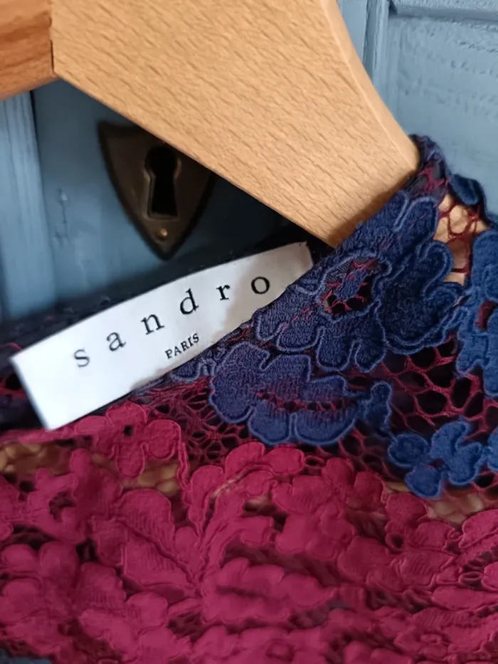 Blouse dentelle Sandro - photo numéro 3