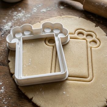 Emporte-pièce Plaque Pattes d'Animal - Découpoir Biscuit Cadre Personnalisable Pâte à Sucre