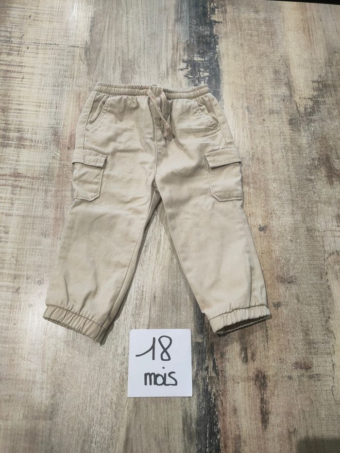 Jeans beige jogger cargo garçon 18 mois Kiabi