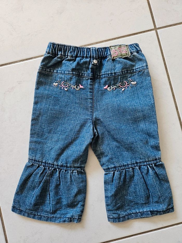 Jean bébé fille 9 mois VINT2 - photo numéro 4