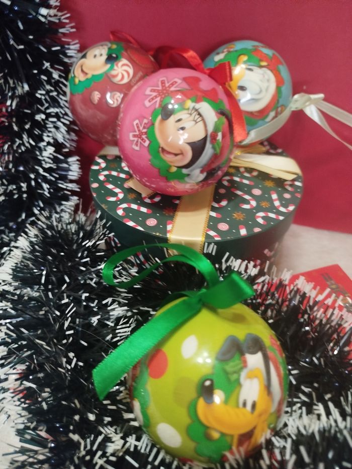 4 boules de Noël Disney - Mickey et ses amis