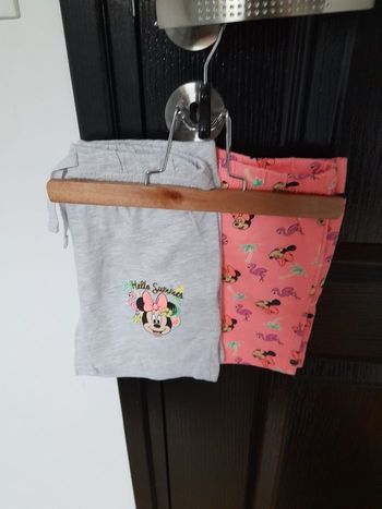 Lot shorts fille 24/36mois disney