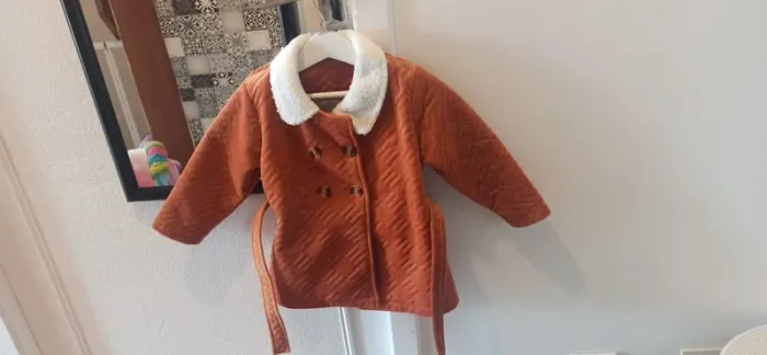 Manteau mi saison marron - photo numéro 2